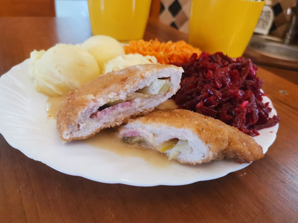 Sakwa schabowa - propozycja podania